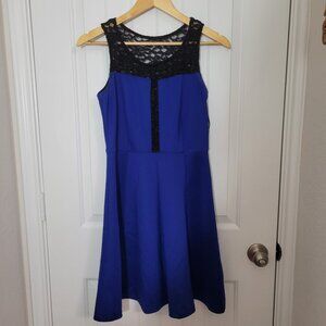 Enfocus Black and Blue Dress